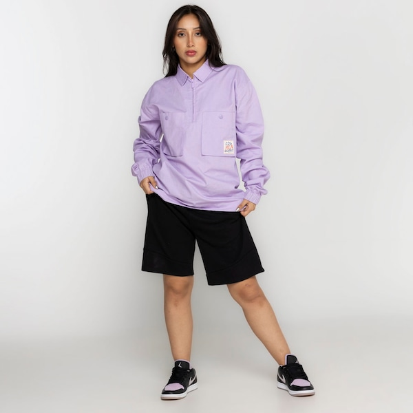 Camisa Polo Fila Manga Longa Ken Ripstop 1/4 Zip Camisa Polo Fila Manga Longa Ken Ripstop 1/4 Zip