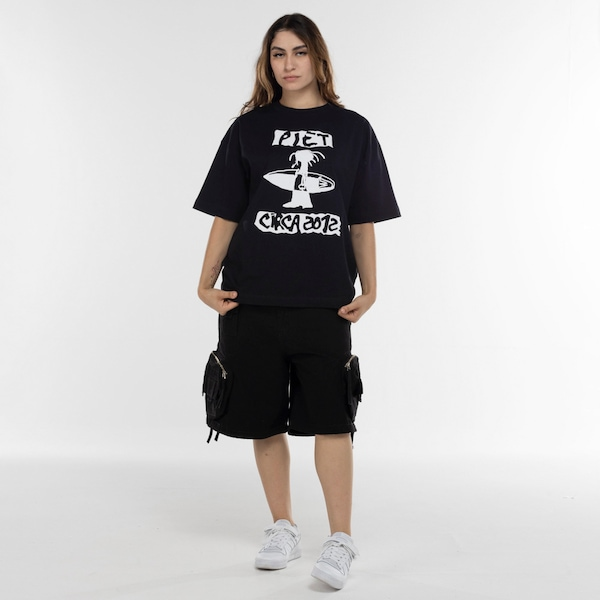 Camiseta Piet Manga Curta Dada Black Camiseta Piet Manga Curta Dada Black