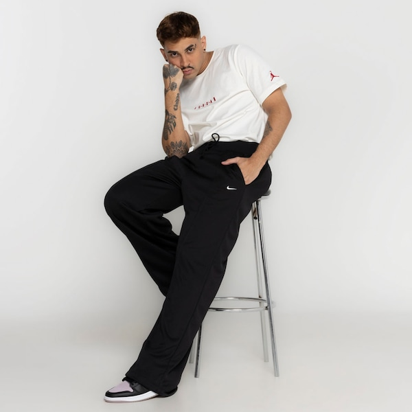 Calça Wide Leg Nike Sportswear Essential HR Calça Wide Leg Nike Sportswear Essential HR