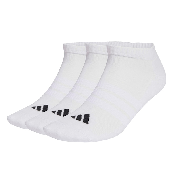 Kit de Meias adidas de Cano Baixo Essentials com Amortecimento - 3 Pares Kit de Meias adidas de Cano Baixo Essentials com Amortecimento - 3 Pares