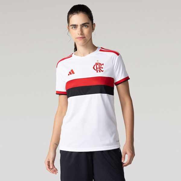 Camisa do Flamengo II Torcedor adidas Feminina Camisa do Flamengo II Torcedor adidas Feminina