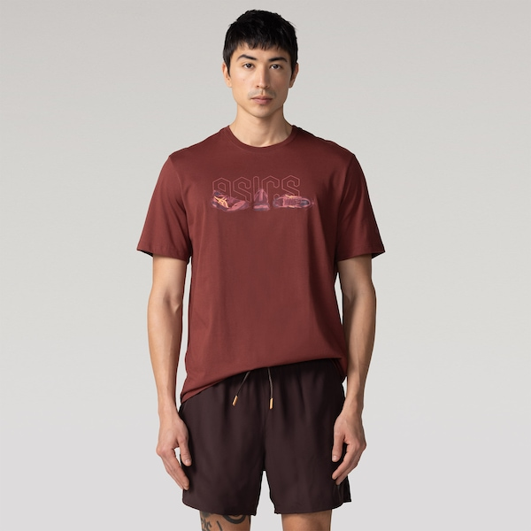 Camiseta Masculina Malha Estampada ASICS Camiseta Masculina Malha Estampada ASICS