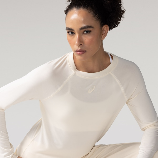 Camiseta Feminina Manga Longa ASICS Soft Casual Camiseta Feminina Manga Longa ASICS Soft Casual