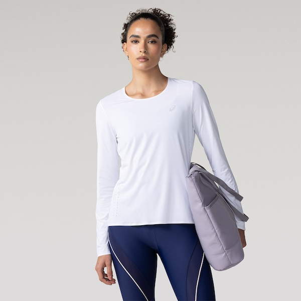 Camiseta Manga Longa Selada ASICS Feminina Camiseta Manga Longa Selada ASICS Feminina