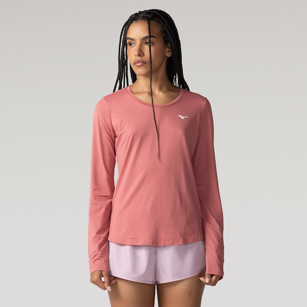 Camiseta Mizuno Manga Longa com Proteção UV - Feminina Camiseta Mizuno Manga Longa com Proteção UV - Feminina