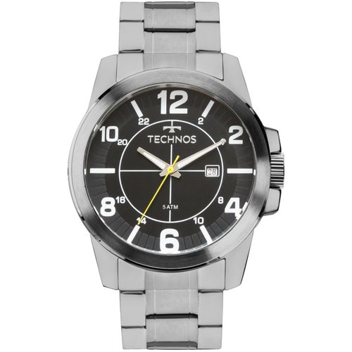 Relógio Technos Masculino Racer 2115MGR/1P - Prata 2115MGR/1P Relógio Technos Masculino Racer 2115MGR/1P - Prata 2115MGR/1P