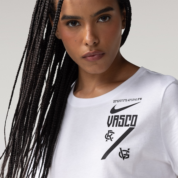 CAMISETA VASCO NK CREST TEE FEM CAMISETA VASCO NK CREST TEE FEM