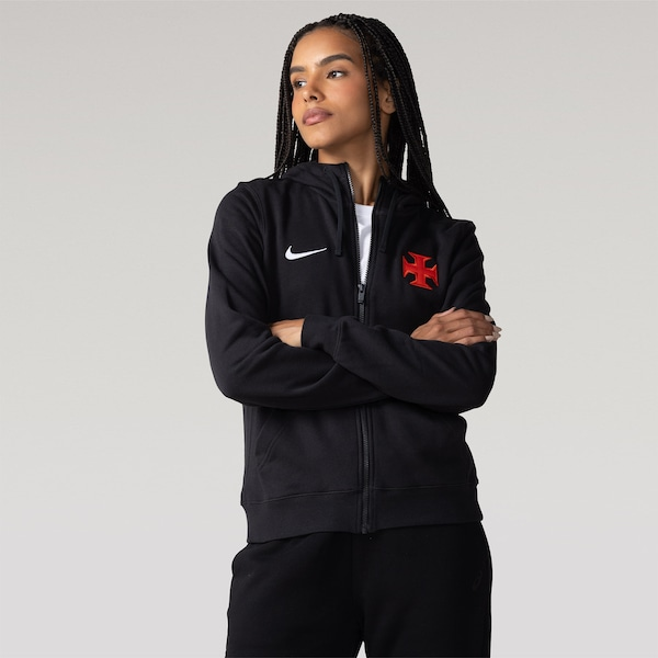 BLUSA VASCO NK CLUB HOODIE FZ FEM BLUSA VASCO NK CLUB HOODIE FZ FEM