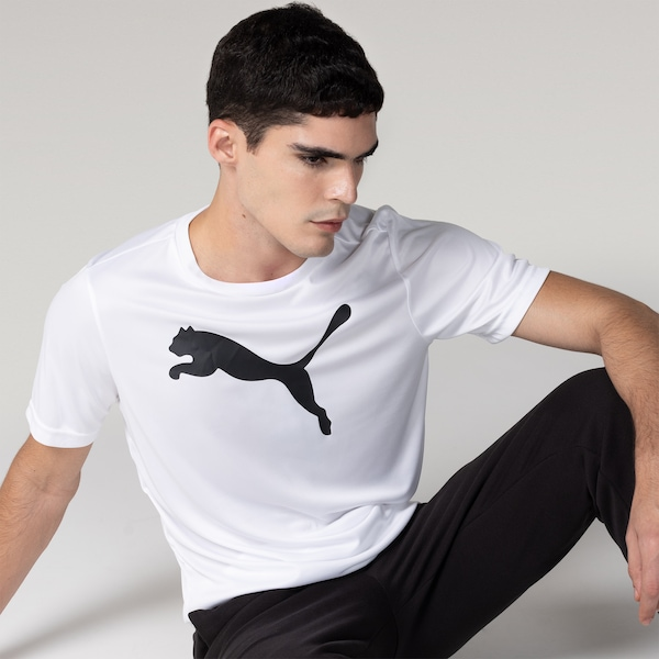CAMISETA PUMA ESS PUMA LOGO POLY CAMISETA PUMA ESS PUMA LOGO POLY