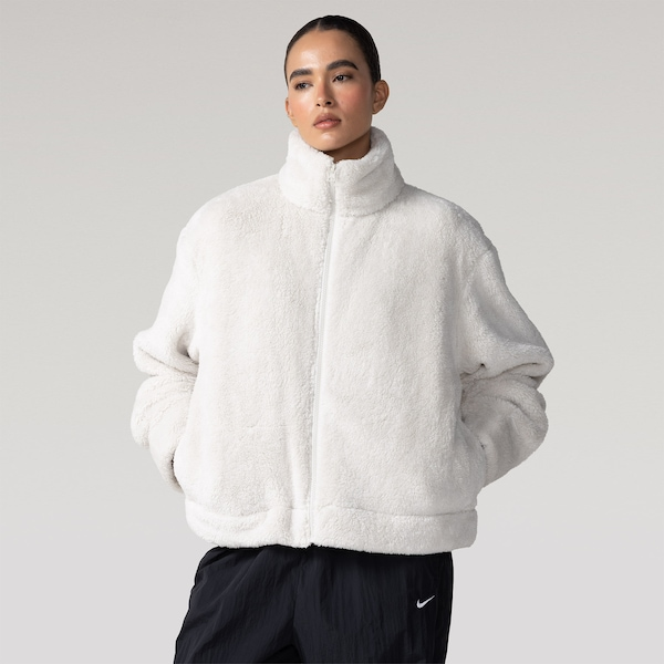 BLUSAO LS NIKE W NSW ESSNTL SHERPA