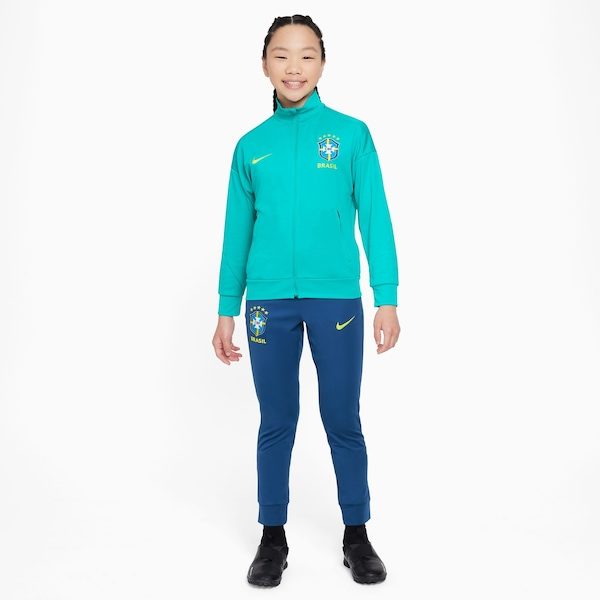 Conjunto de Agasalho Infantil da Seleção do Brasil CBF Nike Academy Pro