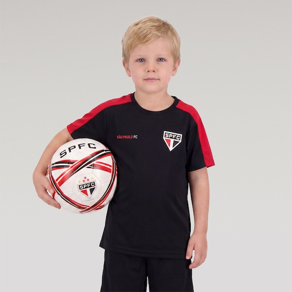 CAMISA SPFC RECORTE INF PRETA CAMISA SPFC RECORTE INF PRETA