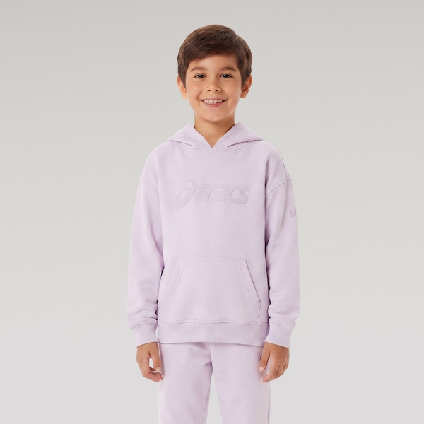 Blusão Moletom Canguru Infantil ASICS