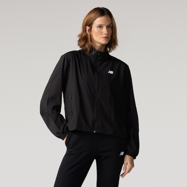 Jaqueta New Balance Windbreak Feminina Jaqueta New Balance Windbreak Feminina