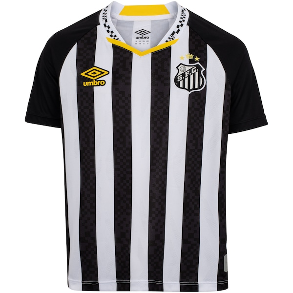 Camisa do Santos II 25 Torcedor Umbro Juvenil Camisa do Santos II 25 Torcedor Umbro Juvenil