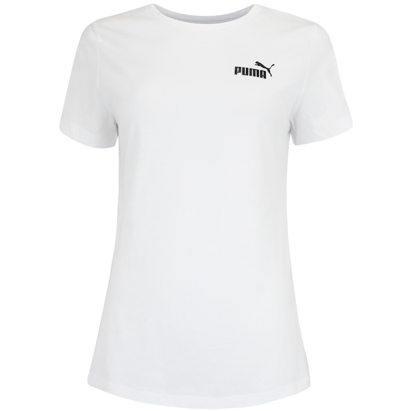 Camiseta Feminina Puma Manga Curta Essentials Small Logo Tee
