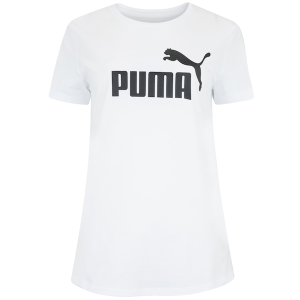 Camiseta Feminina Puma Manga Curta ESS Tee Logo Camiseta Feminina Puma Manga Curta ESS Tee Logo
