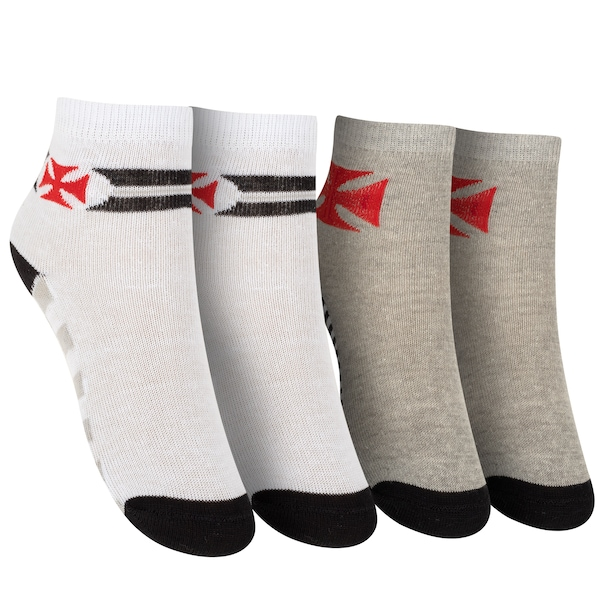 Kit de Meias do Vasco da Gama Rikam Soquete Tamanho 21 ao 24 Kit de Meias do Vasco da Gama Rikam Soquete Tamanho 21 ao 24