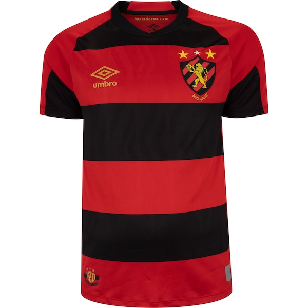 Camisa do Sport CIub do Recife I 25 Umbro Masculina Torcedor Camisa do Sport CIub do Recife I 25 Umbro Masculina Torcedor