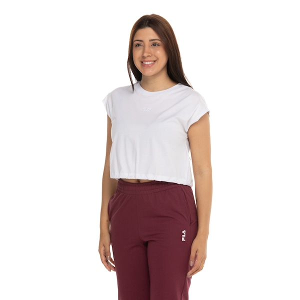 Camiseta Feminina Fila Manga Curta Basic Core Camiseta Feminina Fila Manga Curta Basic Core