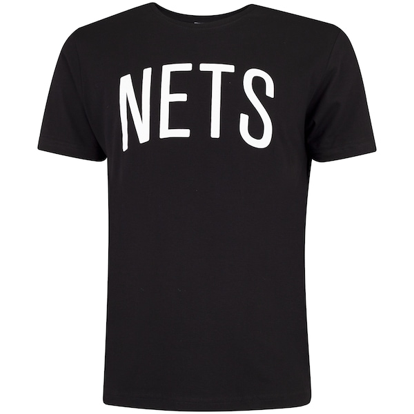 Camiseta do Brooklyn Nets NBA Masculina Manga Curta Estampada N796A Camiseta do Brooklyn Nets NBA Masculina Manga Curta Estampada N796A