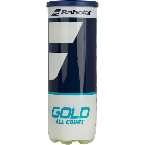 Bola de Tênis Babolat Gold All Court X3 Amarelo - 3 Unidades Bola de Tênis Babolat Gold All Court X3 Amarelo - 3 Unidades