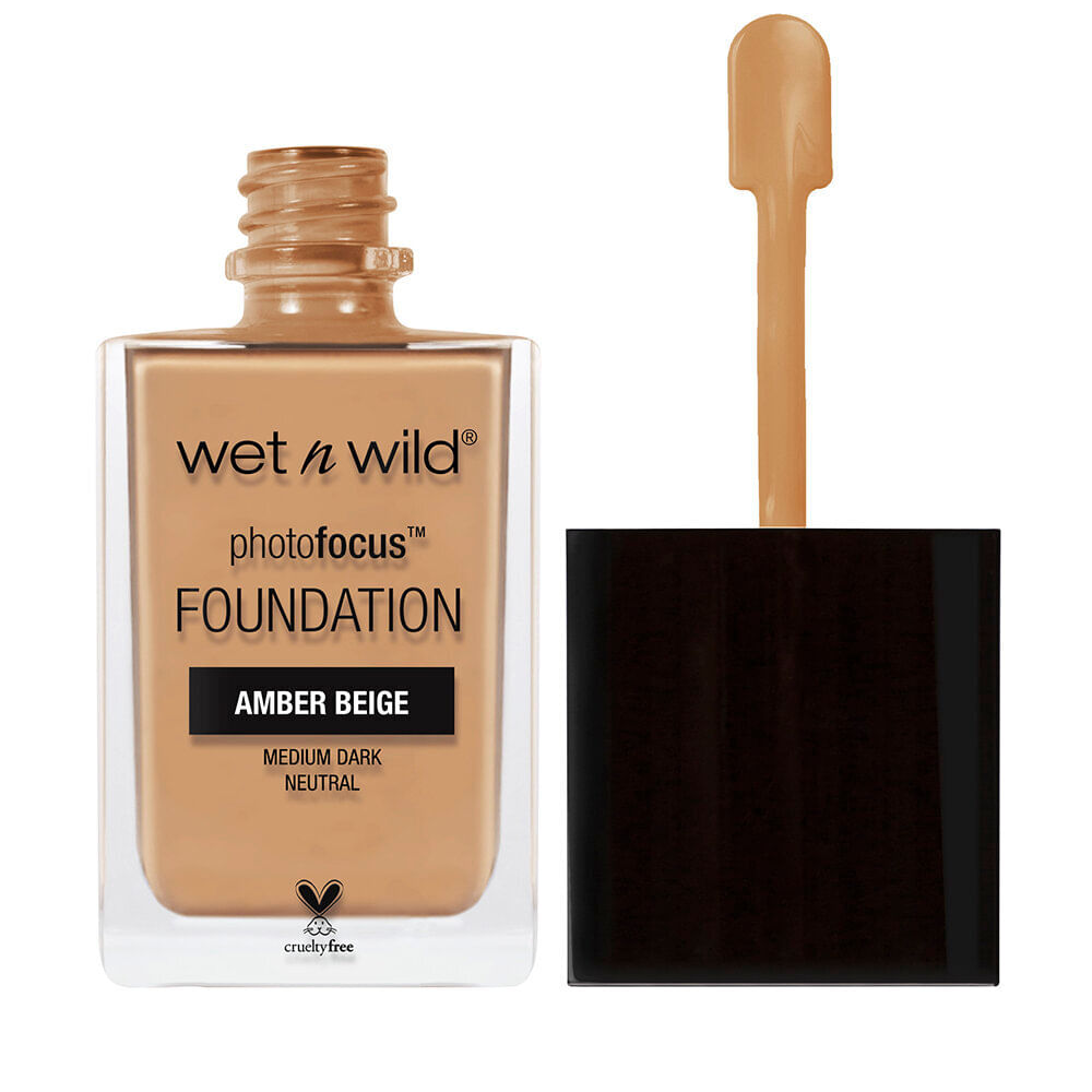 Base líquida wet n wild photo focus matte foundation amber beige Base líquida wet n wild photo focus matte foundation amber beige