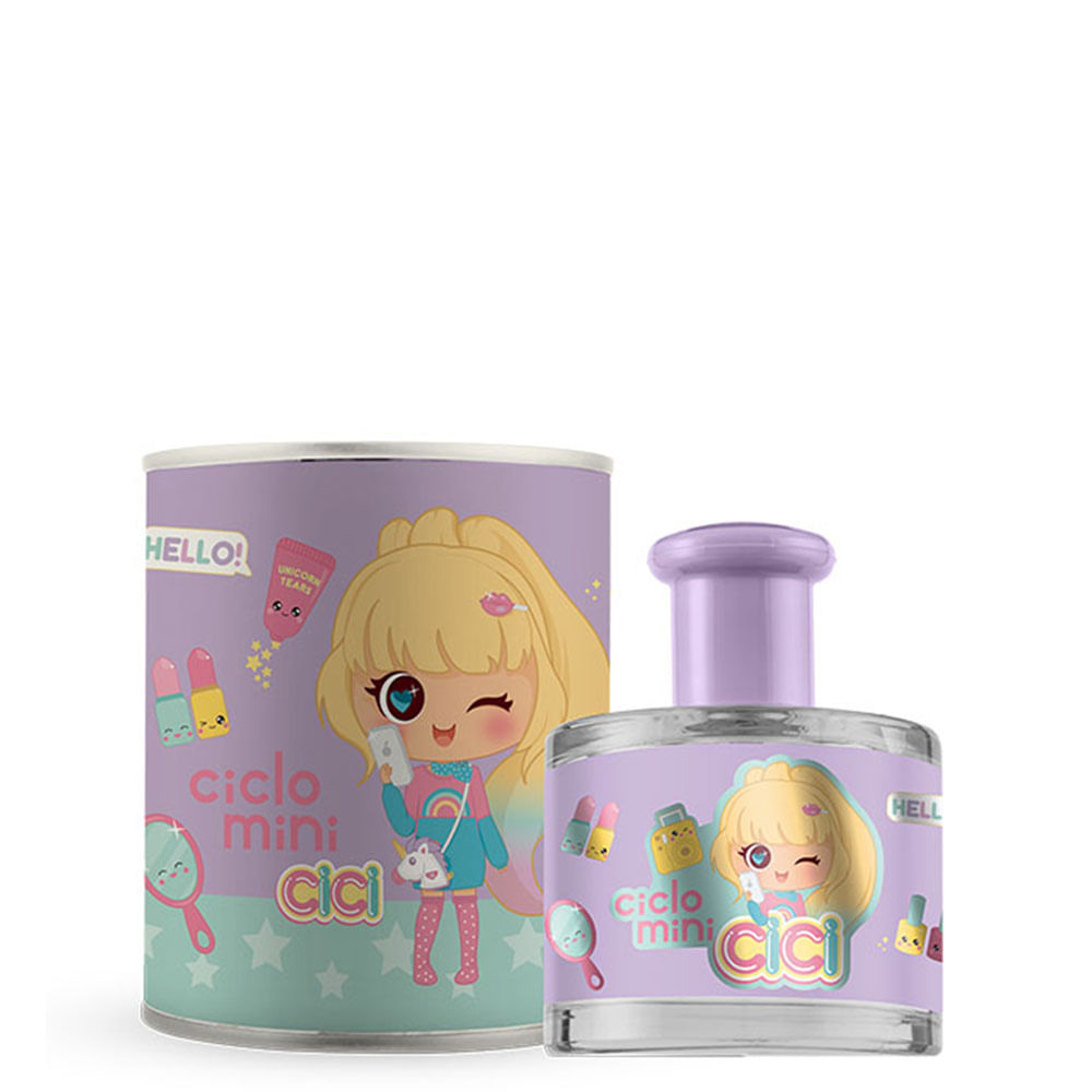 Água de Colônia Cici Bela Infantil Ciclo 100ml Único - TRANSPARENT Água de Colônia Cici Bela Infantil Ciclo 100ml Único - TRANSPARENT