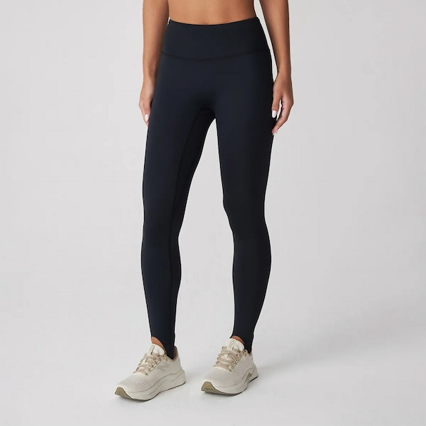 Calça Legging New Balance Sleek High Rise Stirrup Feminina Calça Legging New Balance Sleek High Rise Stirrup Feminina