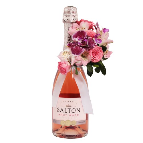 Espumante Brut Rosê- Drinks e Flores