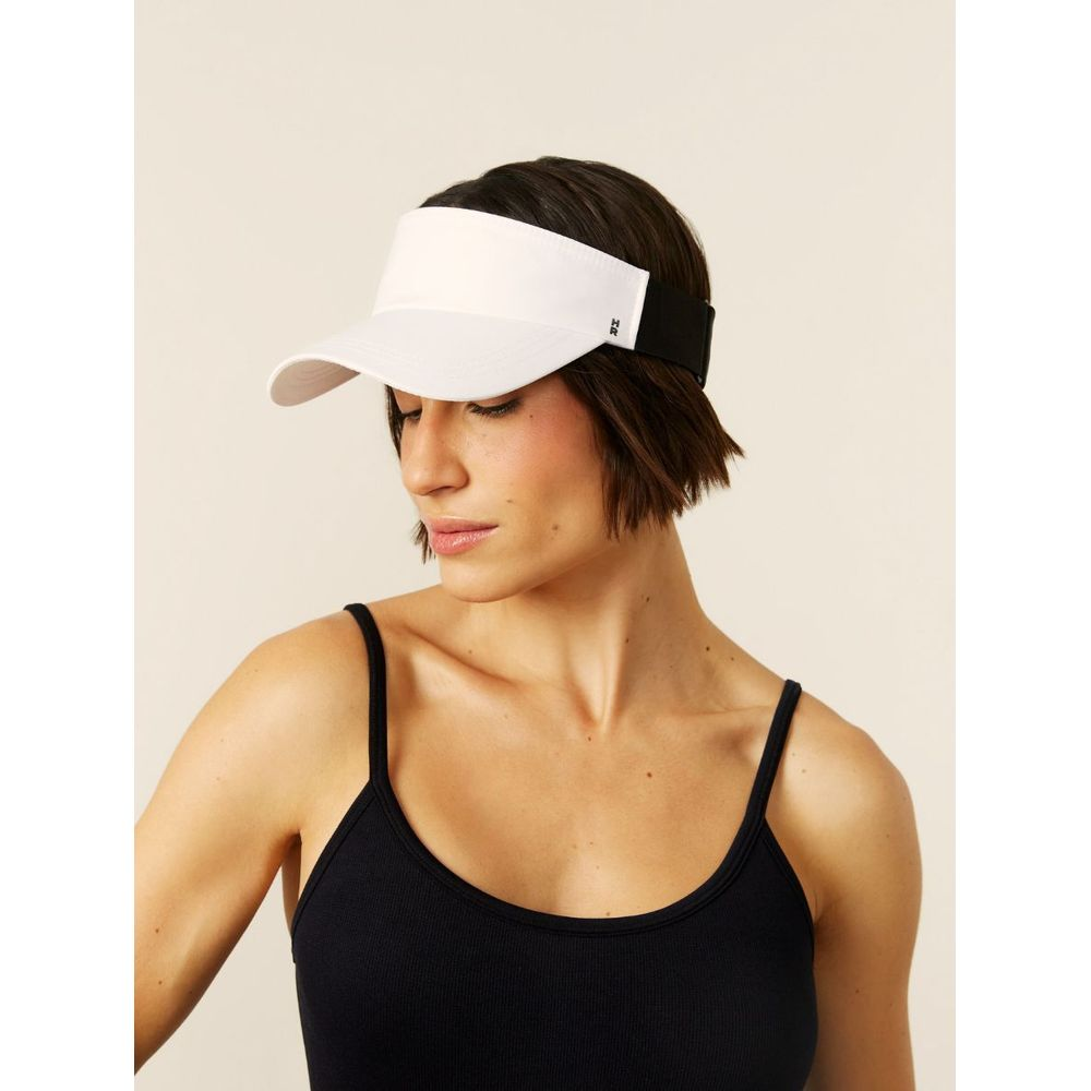 Viseira Fitness Com Elástico Regulável Branco TU Viseira Fitness Com Elástico Regulável Branco TU