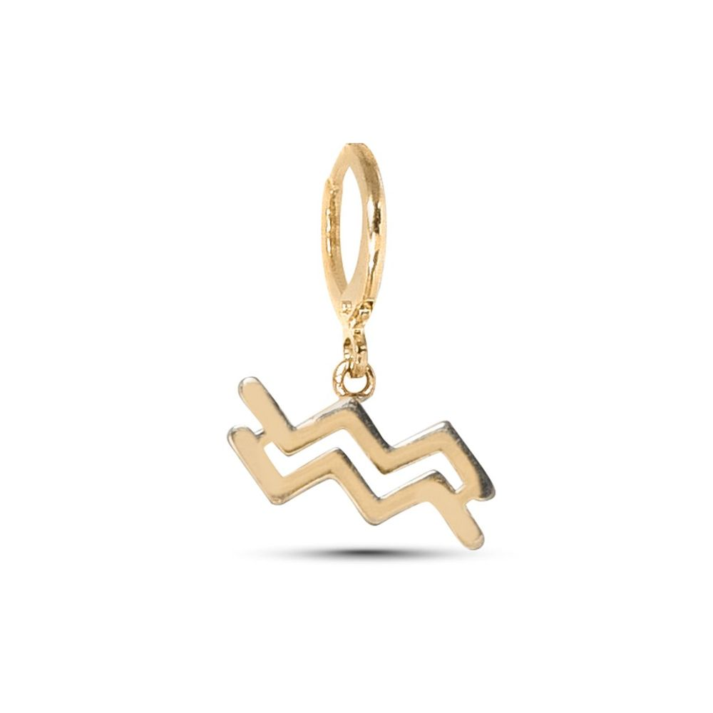 Berloque Signos Dourado Aquario TU Berloque Signos Dourado Aquario TU