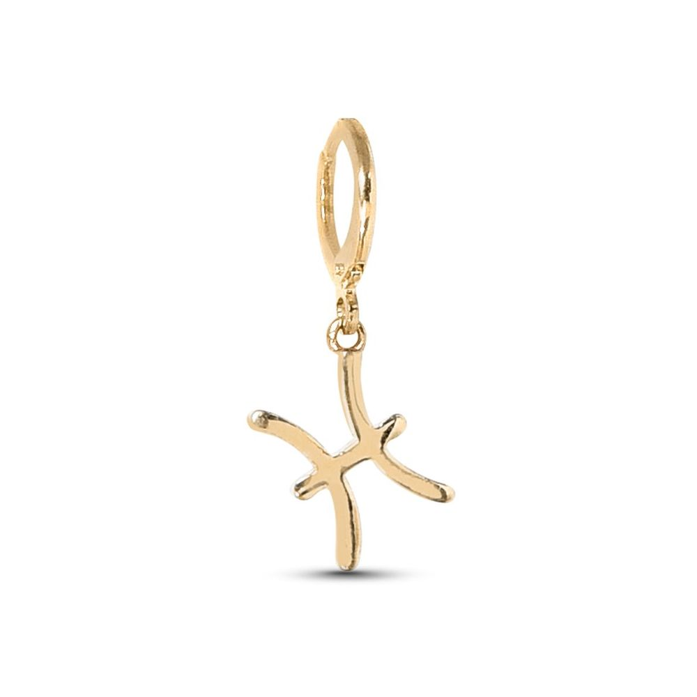 Berloque Signos Dourado Peixes TU Berloque Signos Dourado Peixes TU