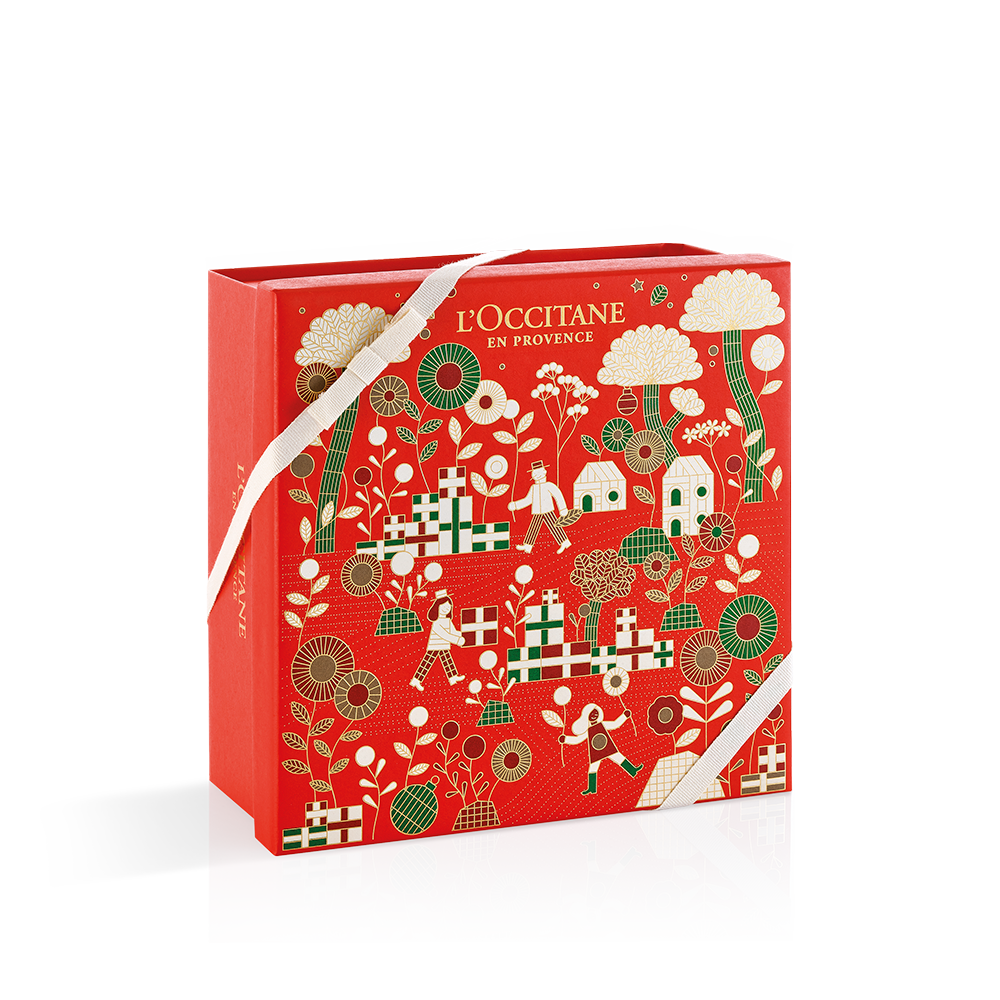 Caixa Média Vermelha Natal Caixa Média Vermelha Natal