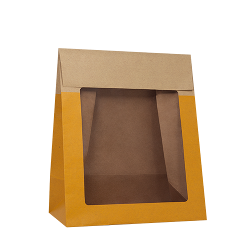 Embalagem Formato Sachê M com Visor (23x19 x11)