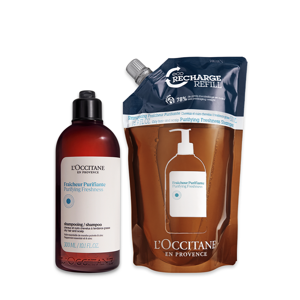 Shampoo Purificante Aromacologia 300ml + Eco-Refil Shampoo Purificante Aromacologia 300ml + Eco-Refil