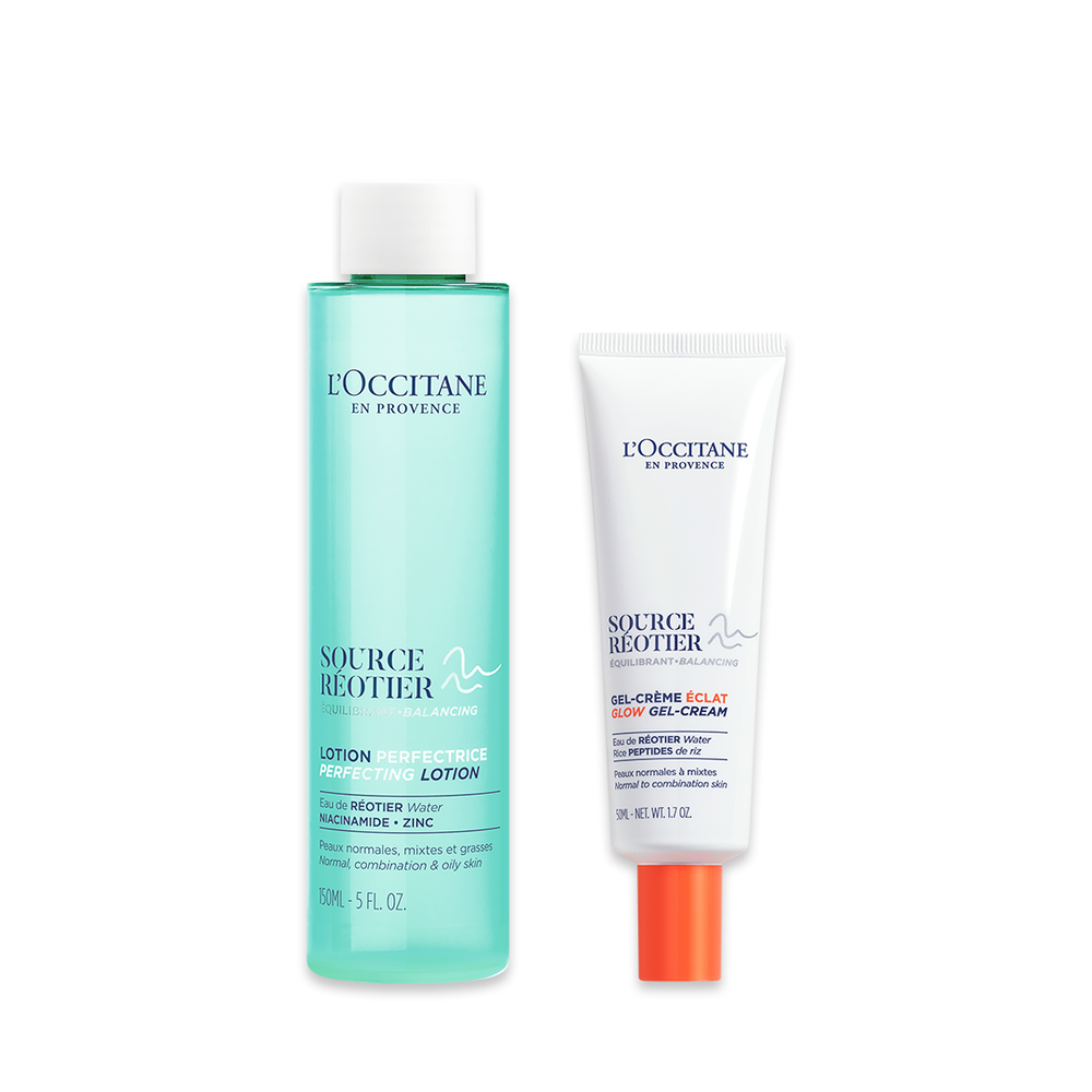 Combo Facial Glow Source Réotier Combo Facial Glow Source Réotier
