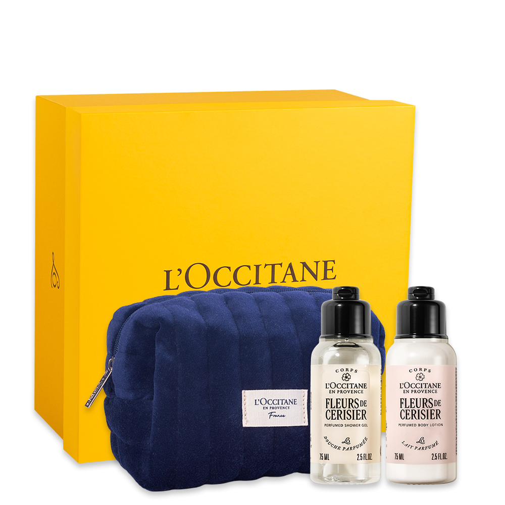 Presente Viagem Fleurs de Cerisier: Sabonete e Loção Corporal Presente Viagem Fleurs de Cerisier: Sabonete e Loção Corporal