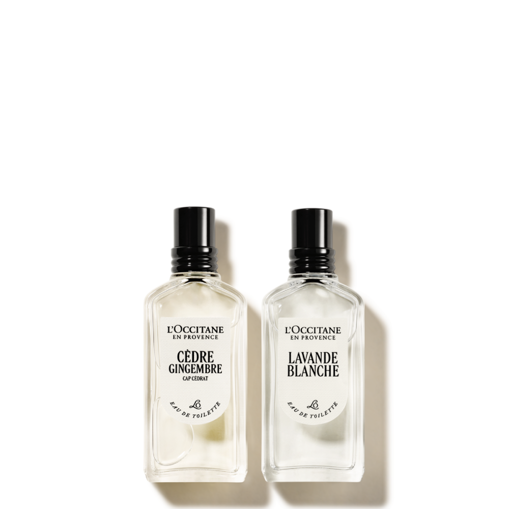 Duo Perfumado Cèdre Gingembre 50mL e Lavande Blanche 50mL Duo Perfumado Cèdre Gingembre 50mL e Lavande Blanche 50mL