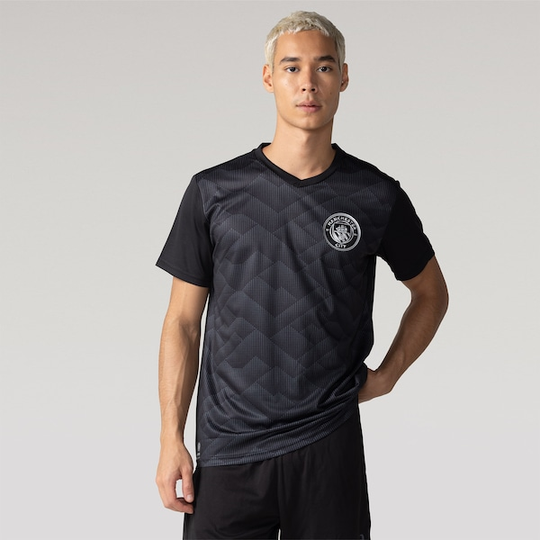 Camiseta Manchester City Balboa Dry Fit Masculina Camiseta Manchester City Balboa Dry Fit Masculina