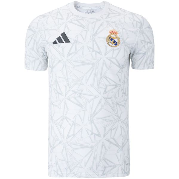 Camisa Pré-Jogo Real Madrid adidas Masculina Camisa Pré-Jogo Real Madrid adidas Masculina
