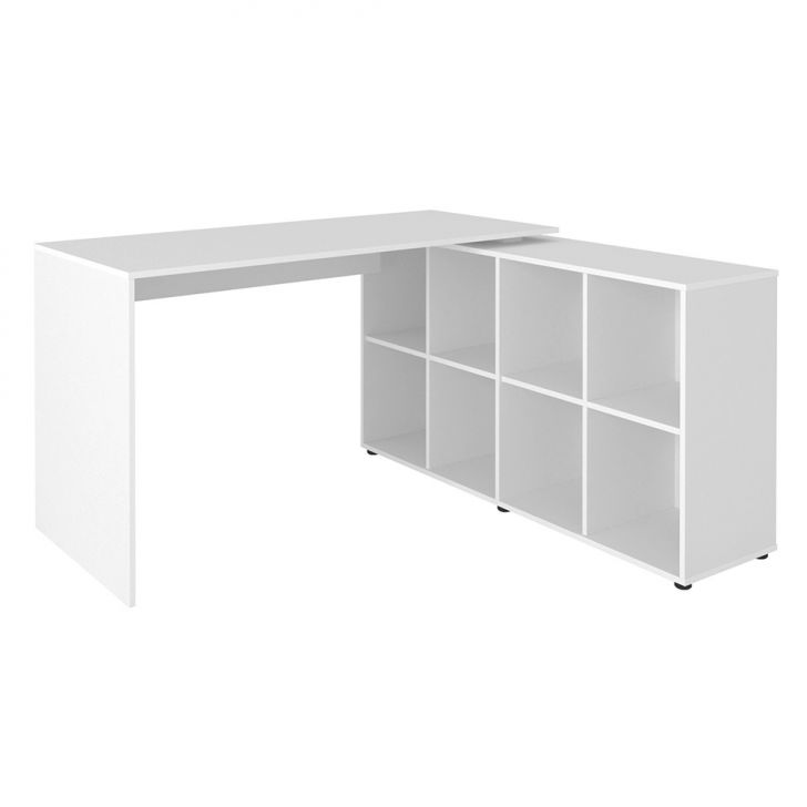 Mesa De Escritório Em L Nero Branco Mesa De Escritório Em L Nero Branco