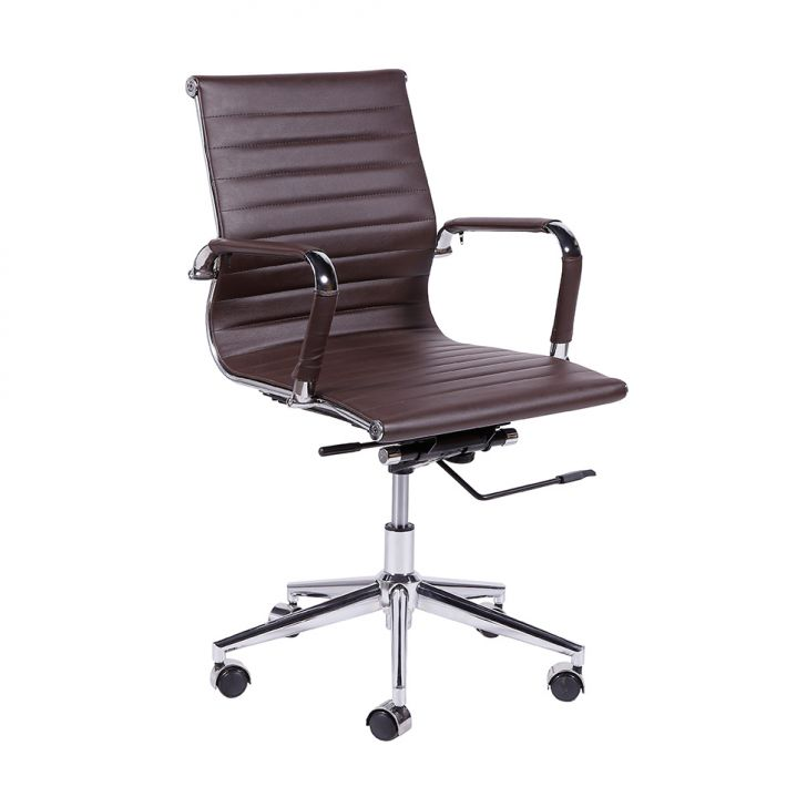 Cadeira De Escritório Diretor Eames Esteirinha I Café Cadeira De Escritório Diretor Eames Esteirinha I Café
