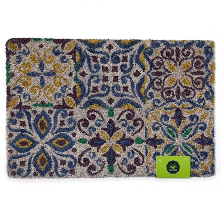 Capacho Azulejo Colorido 40x60 Cm