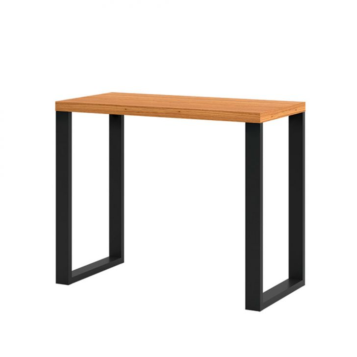 Mesa De Escritório Anah Freijó E Preta 90 Cm Mesa De Escritório Anah Freijó E Preta 90 Cm