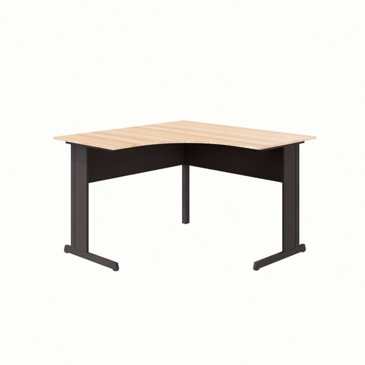 Mesa De Escritório Em L New City Calvi E Preta 120 Cm Mesa De Escritório Em L New City Calvi E Preta 120 Cm