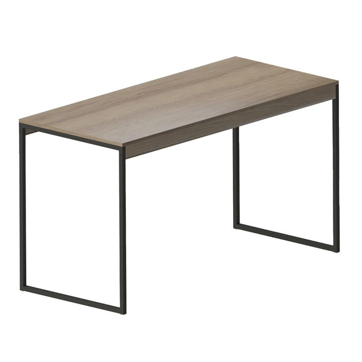Mesa De Jantar Retangular Industrial Com Tampo Mdp Urbnflex Preta E Mel 132 Cm Mesa De Jantar Retangular Industrial Com Tampo Mdp Urbnflex Preta E Mel 132 Cm