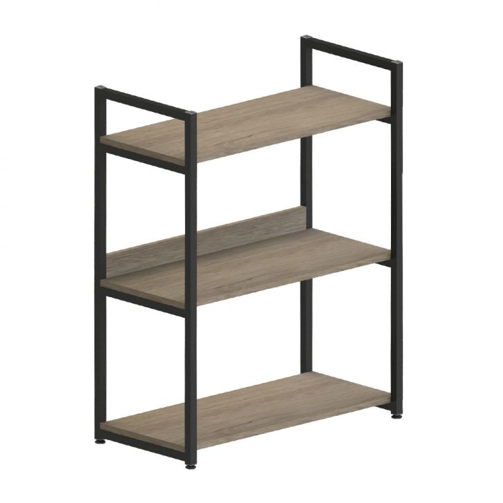 Estante Industrial Urbnflex Preta E Mel 87 Cm Estante Industrial Urbnflex Preta E Mel 87 Cm
