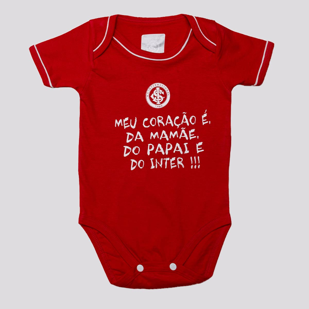 Body Internacional Meu Coração Vermelho Body Internacional Meu Coração Vermelho