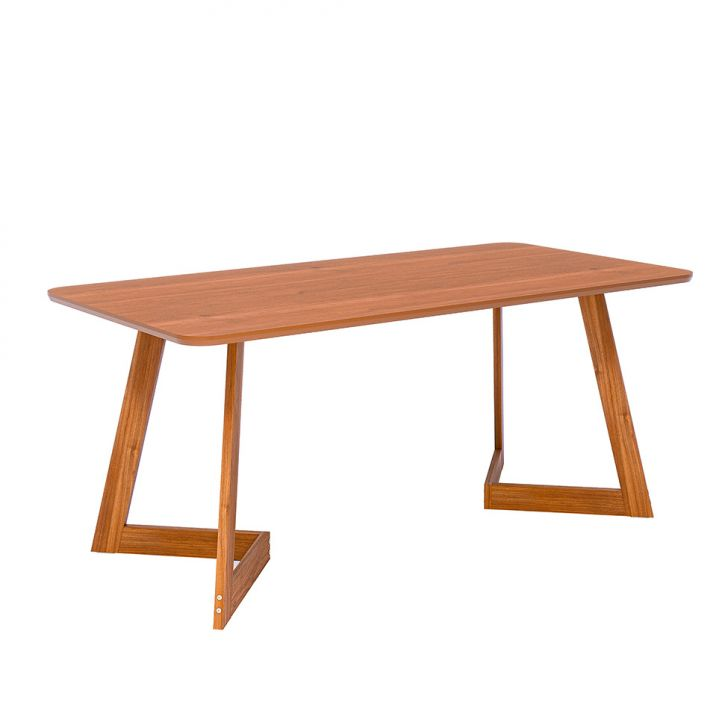 Mesa De Jantar Retangular Com Tampo Mdf Caju Cinamomo E Madeira 180 Cm Mesa De Jantar Retangular Com Tampo Mdf Caju Cinamomo E Madeira 180 Cm